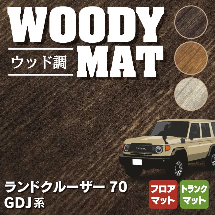 TOYOTA 新型 ランドクルーザー70のフロアマット販売を開始しました！