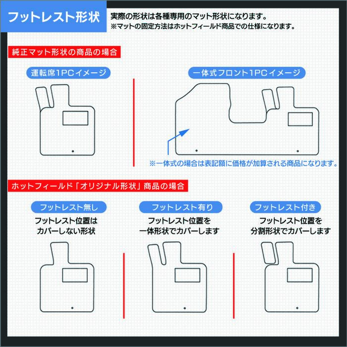 トヨタ車種別 運転席フロント 1pcマット ◆ジェネラル 日本製 HOTFIELD