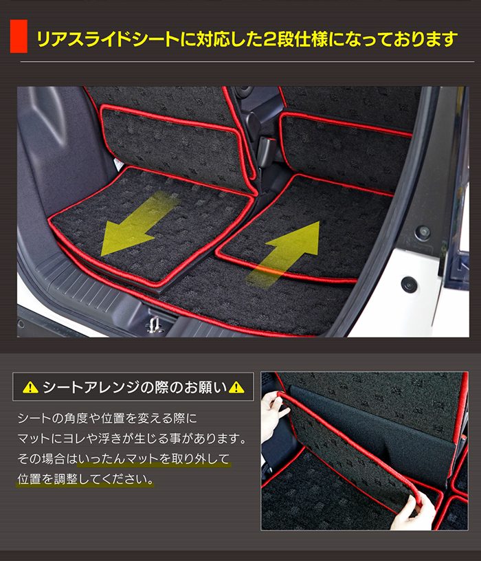ホンダ 新型 N-BOX / NBOX カスタム ラゲッジルームマット JF5 JF6 送料無料 日本製 HOTFIELD
