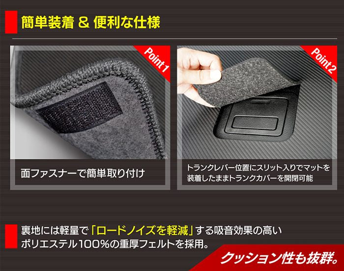 マツダ CX-8 KG系 ラゲッジルームマット カーボンファイバー調 リアルラバー 送料無料 日本製 HOTFIELD