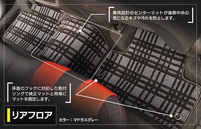レンジローバー イヴォーク Evoque LV系 2013年11月～2019年5月対応 フロアマット+トランクマット ラゲッジマット ◆ジェネラル 日本製 HOTFIELD