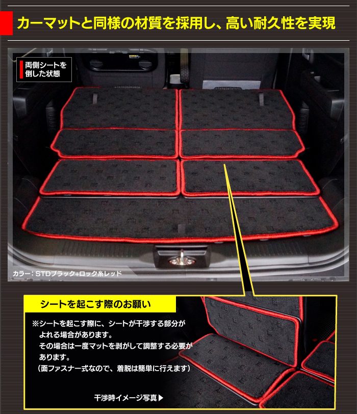 マツダ 新型 フレアクロスオーバー ラゲッジルームマット MS52S MS92S 送料無料 日本製 HOTFIELD