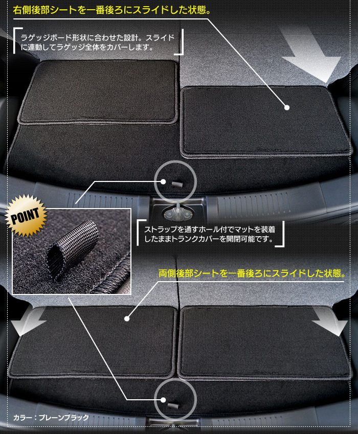 マツダ フレア MJ55S MJ95S トランクマット ラゲッジマット ◆ジェネラル 日本製 HOTFIELD