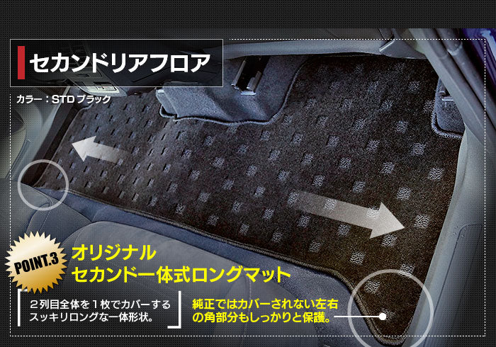 VW 新型 ゴルフトゥーラン3 Golf Touran3 フロアマット ◆ジェネラル 日本製 HOTFIELD