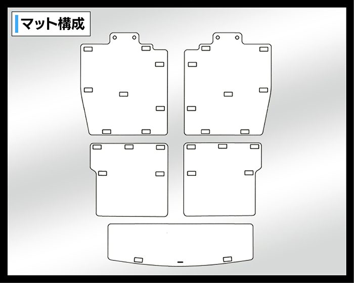 マツダ フレア MJ55S MJ95S ラゲッジルームマット 送料無料 日本製 HOTFIELD