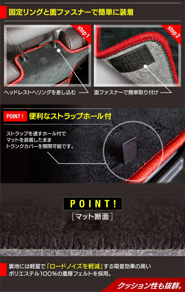 スズキ 新型対応 ハスラー MR52S MR92S ラゲッジルームマット 送料無料 日本製 HOTFIELD