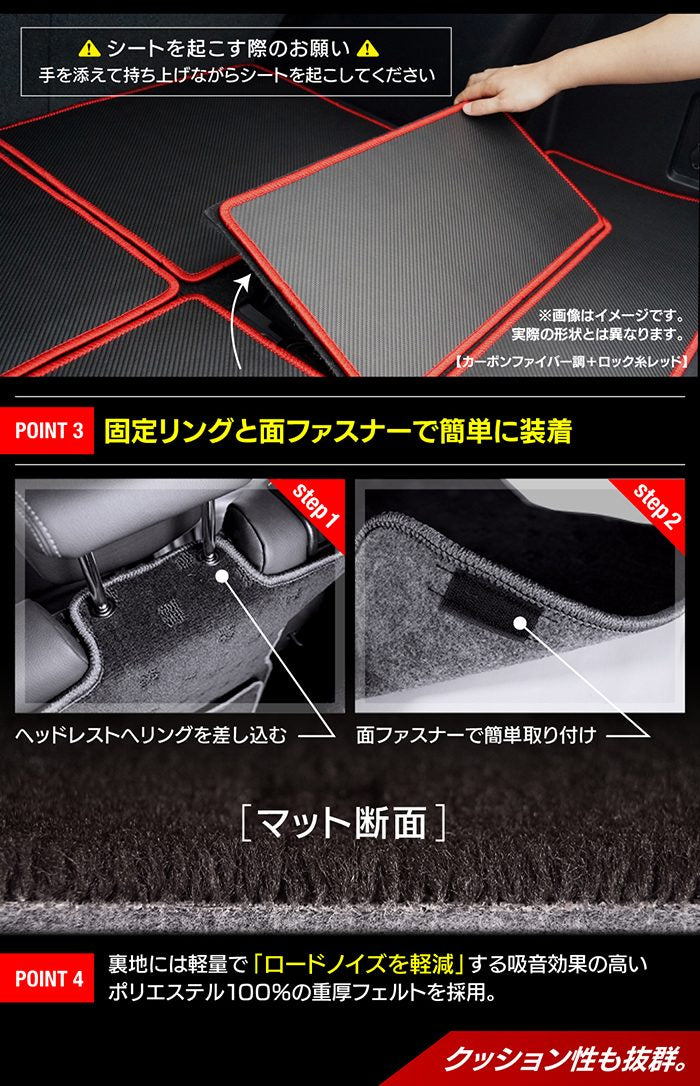 スズキ 新型 ジムニー ラゲッジルームマット ジムニーシエラ JB64W JB74W ◆ 送料無料 日本製 HOTFIELD
