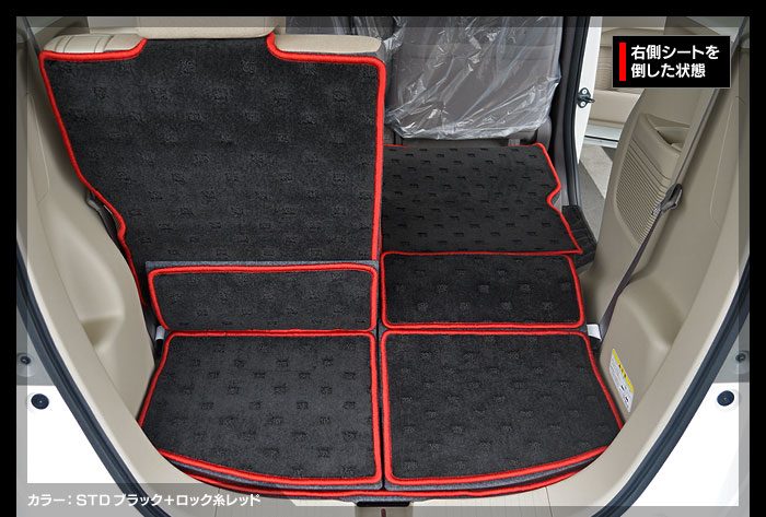 ホンダ N-BOX / NBOX カスタム ラゲッジルームマット JF3 JF4 ラゲッジルームマット 送料無料 日本製 HOTFIELD