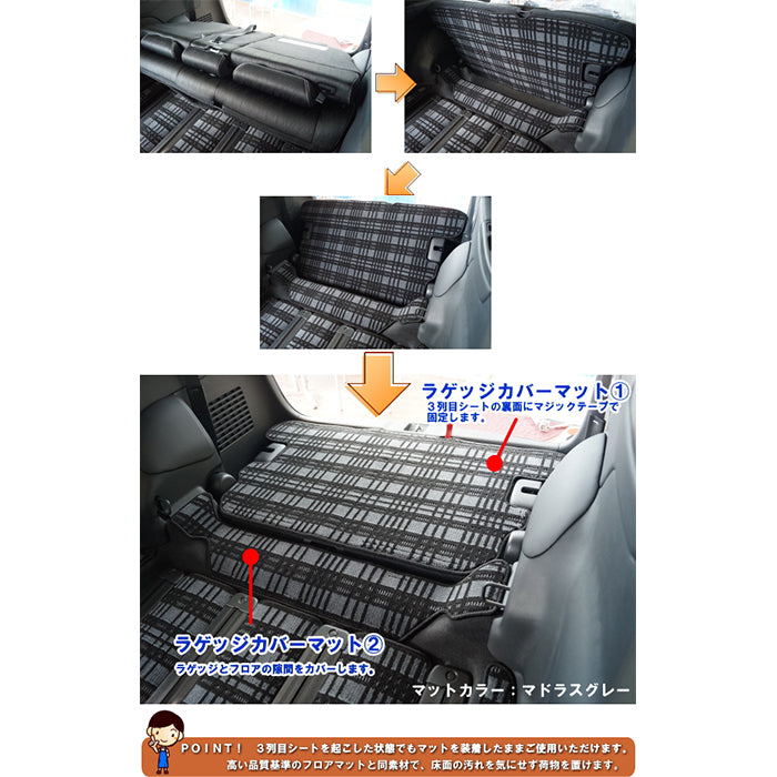 ホンダ 新型対応 オデッセイRC系 ラゲッジカバーマット スパーダ RP系 ハイブリッド ◆ジェネラル 日本製 HOTFIELD