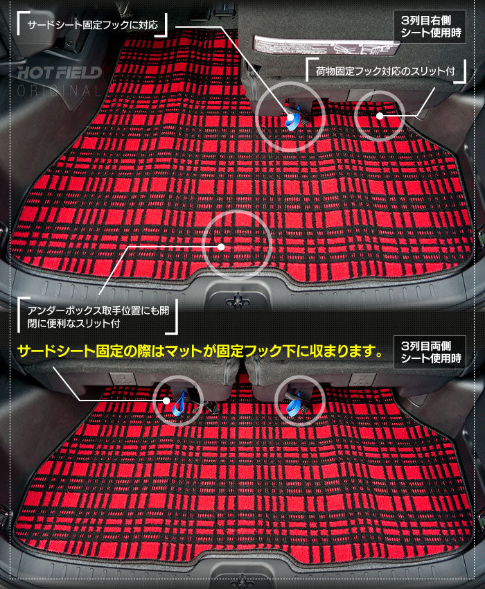 日産 セレナ C27系 (ガソリン車) トランクマット ラゲッジマット ◆ジェネラル◆ 日本製 HOTFIELD