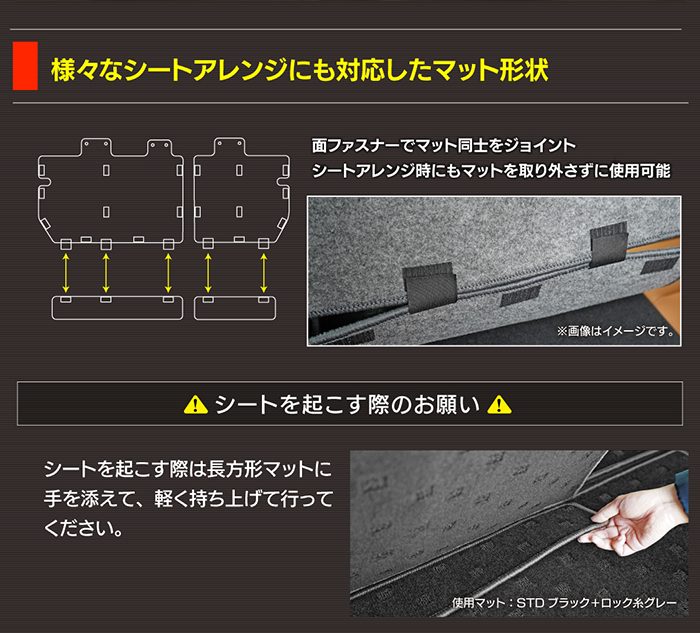 スズキ 新型 フロンクス 3S系 ラゲッジルームマット カーボンファイバー調 リアルラバー 送料無料 日本製 HOTFIELD