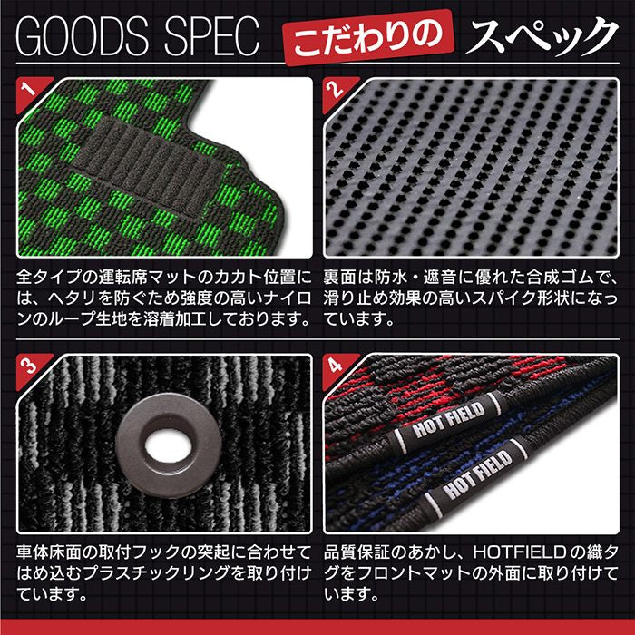 ベンツ 新型 GLAクラス H247 フロアマット ◆カジュアルチェック 日本製 HOTFIELD