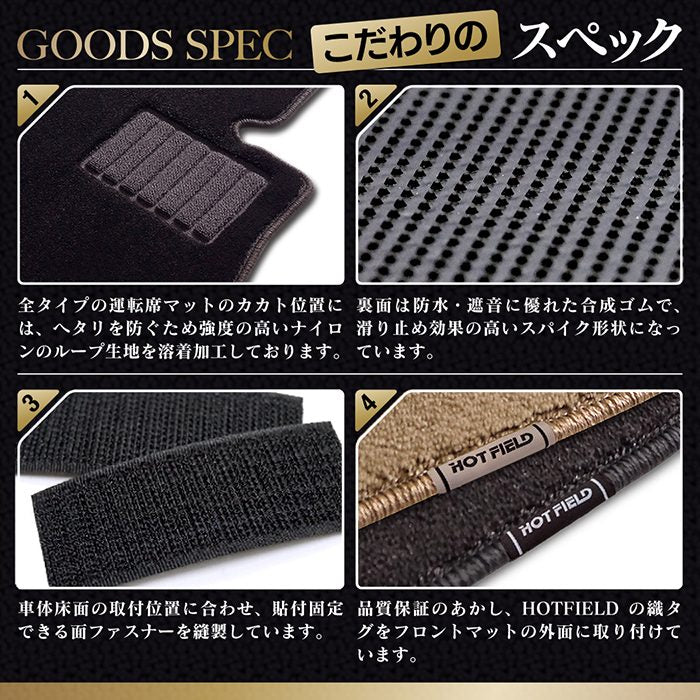 ベンツ Sクラス (W220) フロアマット ◆重厚Profound 日本製 HOTFIELD