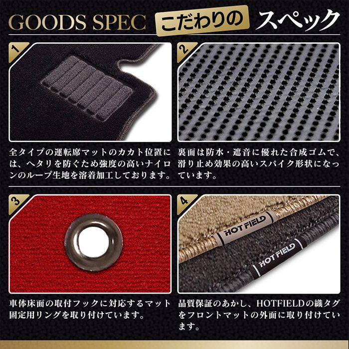 ジャガー JAGUAR I-PACE アイペース DH系 フロアマット+トランクマット ラゲッジマット ◆重厚Profound 日本製 HOTFIELD