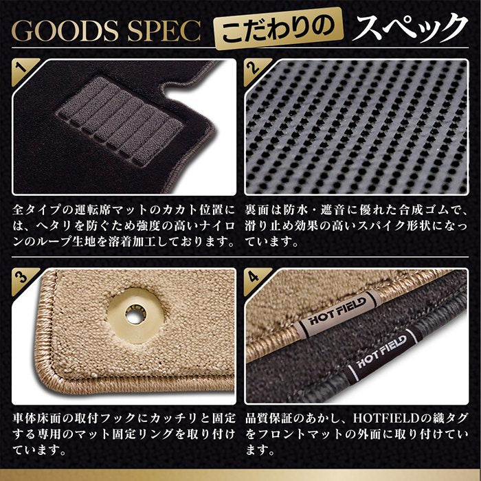 マツダ マツダ6 MAZDA6 フロアマット+トランクマット ラゲッジマット GJ系 ◆重厚Profound 日本製 HOTFIELD